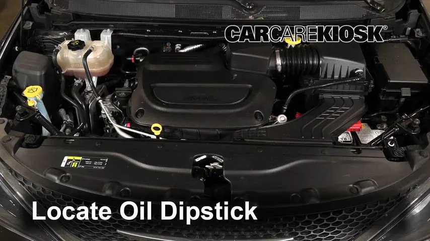 2020 Chrysler Voyager LXi 3.6L V6 FlexFuel Huile Vérifier le niveau de l'huile